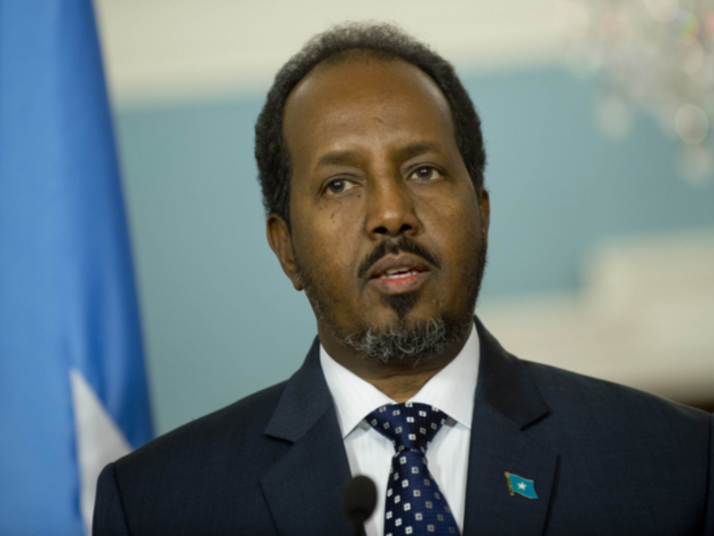 The president said that the militants had been trained in Somalia before returning to fight in West Africa. (AFP/File)