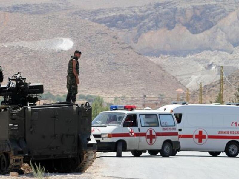 Lebanese soldiers at a checkpoint in Arsal. (AFP/file) 