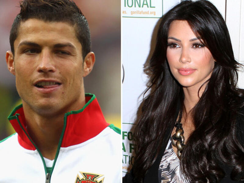 كيم كارداشيان: في عام 2010 كانت نجمة تلفزيون الواقع الشهيرة صديقة لرونالدو، وشوهد الاثنان في أكثر من مناسبة يتبادلان القبلات، كما قيل بأنهما ذهبا معًا في رحلة رومانسية عام 2010.