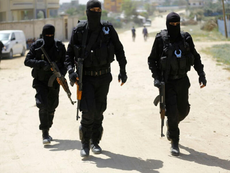 Hamas security force members (AFP/File Photo)	