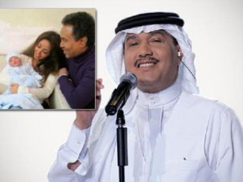 Mohammad Abdo with wife and newborn baby boy