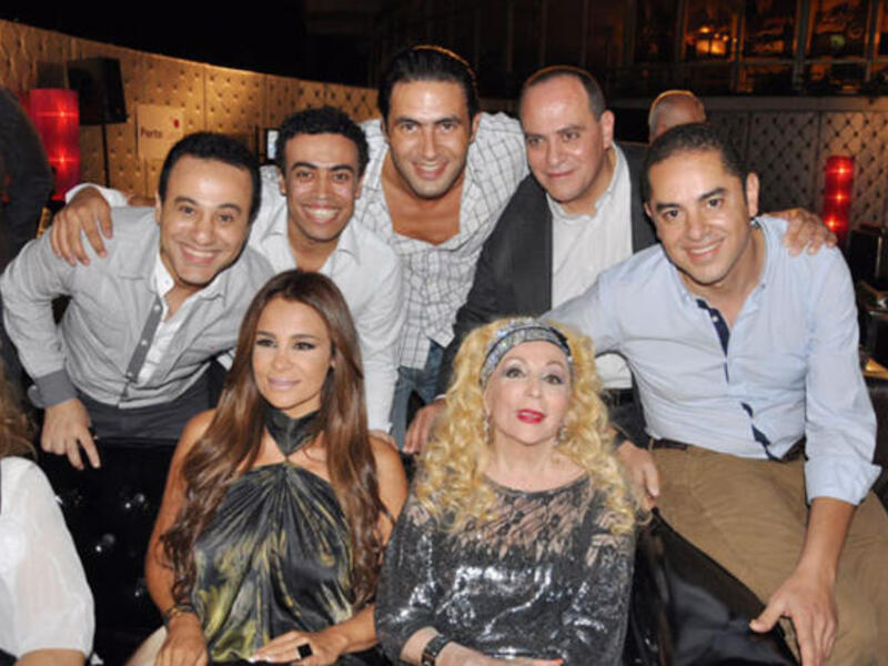 Sabah during dinner for "Al Shahrourah"