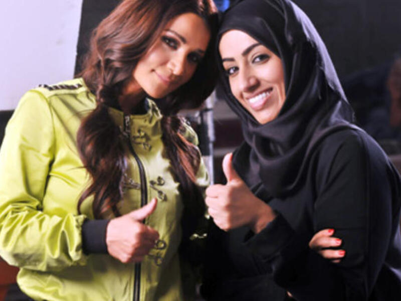 Diana Haddad and UAE director Nahla Al Fahed