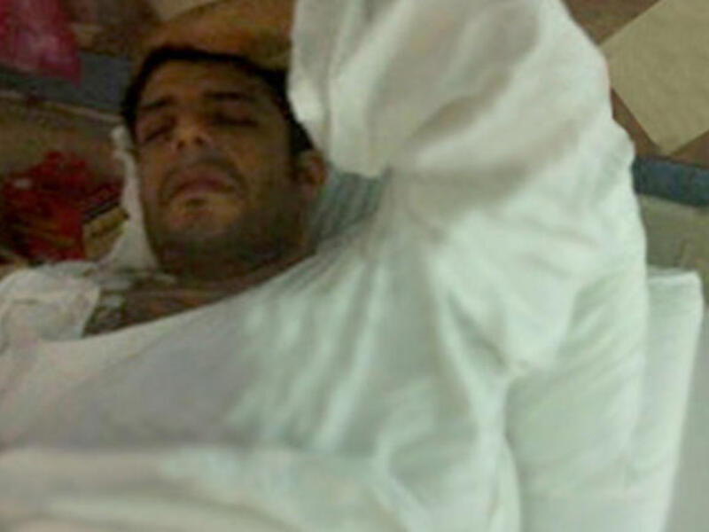 Mohammad Hamaki in hospital