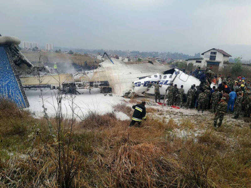 Police and army were trying to cut the plane apart to rescue passengers (AFP/File Photo)
