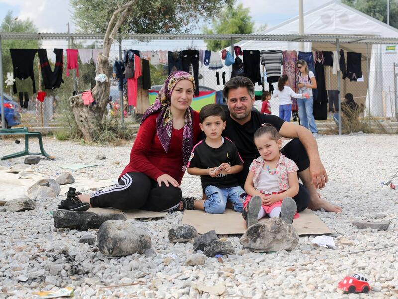 “I worked as a waiter in Saudi Arabia for seven years to save money so that I could build a house in Syria. Every day the army knocked on our door, and said: ‘Help us or we will kill you.’ Minding our own business was not a choice. We left with nothing but our clothes.” (Lesvos, Greece)