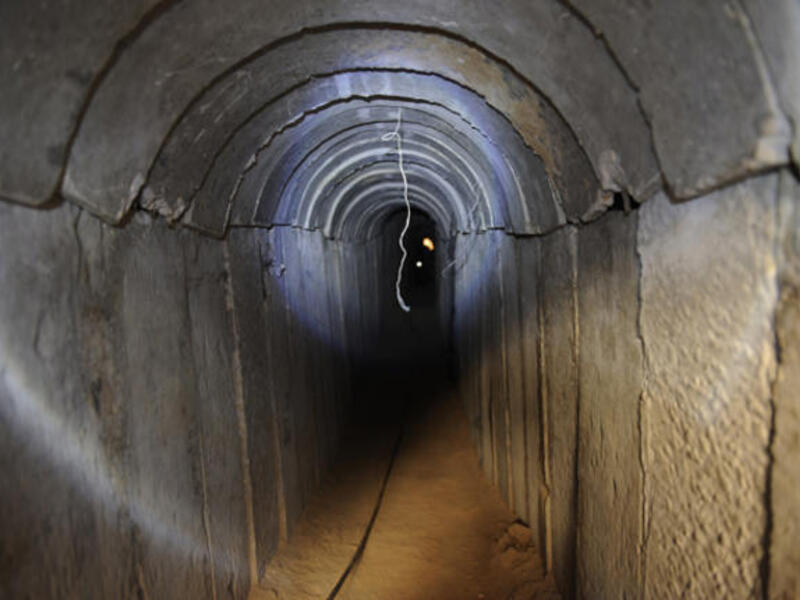 A Palestinian source said Egyptian authorities flooded the Sinai area to destroy its underground tunnels. (AFP/File)