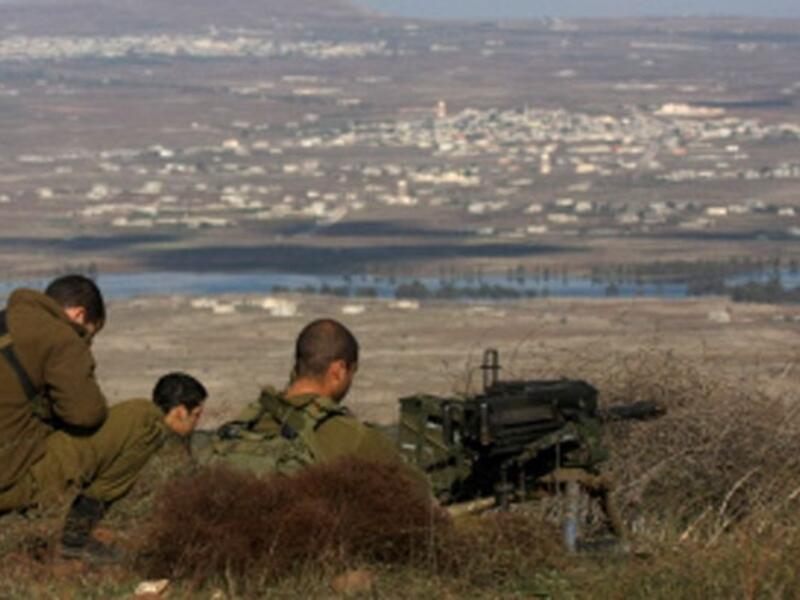 An Israeli soldier was wounded during the shootout in the Golan Tuesday, which IDF is reportedly treating as a deliberate move in the ongoing fighting in the restive region. (AFP/File)