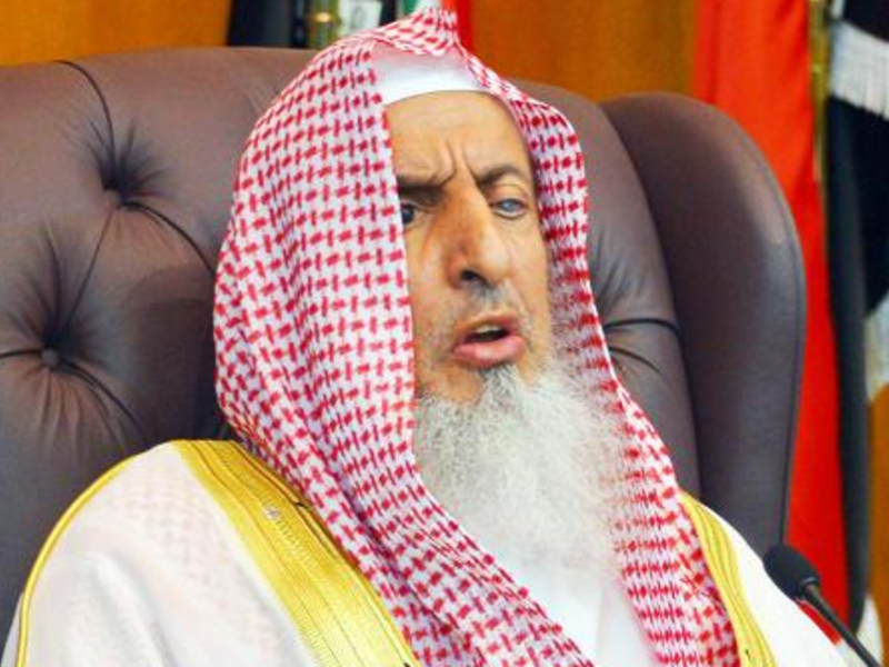 The Grand Mufti of Saudi Arabia is buying into a major conspiracy theory. (Twitter)