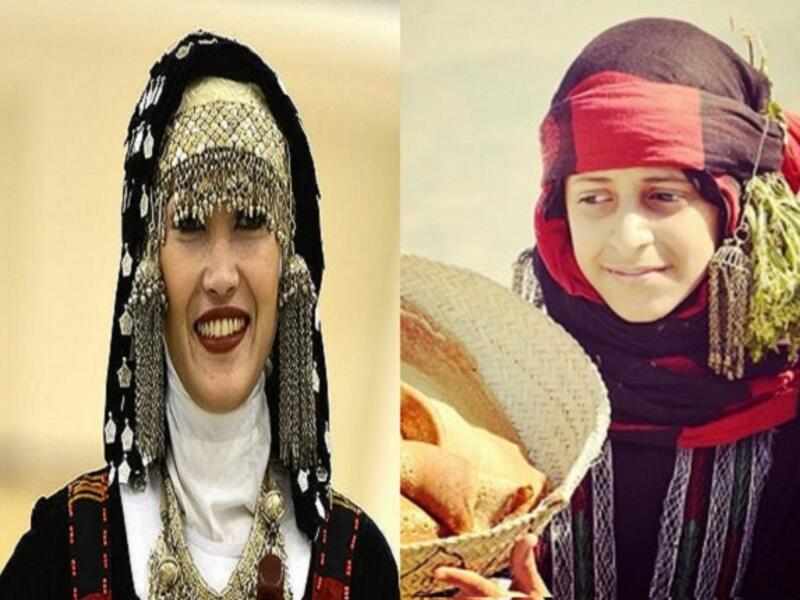 اليمن: " المشقر" باقة من الريحان والزهور والكاذي زكية الرائحة تستخدمها بعض النساء للزينة بوضعه من فوق الأذن إلى مقدمة الوجه مشدوداً عليه بالحجاب، ويمكن أن لل"مشقر" أن يكون من الفضة أو المعدن.