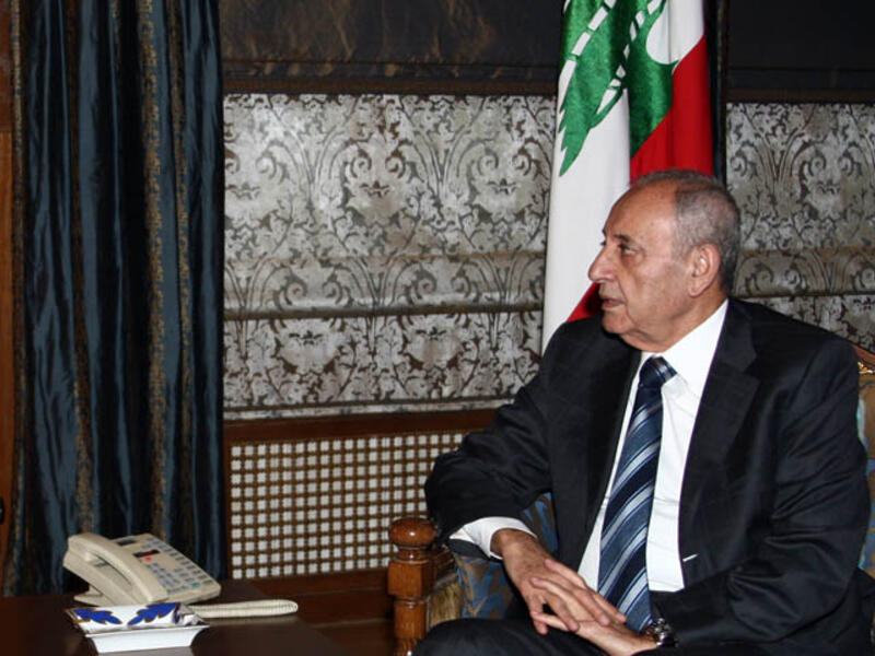 Lebanese Parliament Speaker Nabih Berri in Beirut, Lebanon
