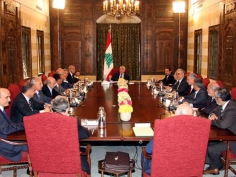 Lebanon national dialogue session 