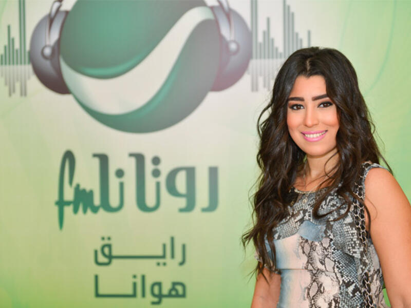Looking pretty: Ayten Amer attended the star-studded Rotana event in Dubai. (Image: Rotana)