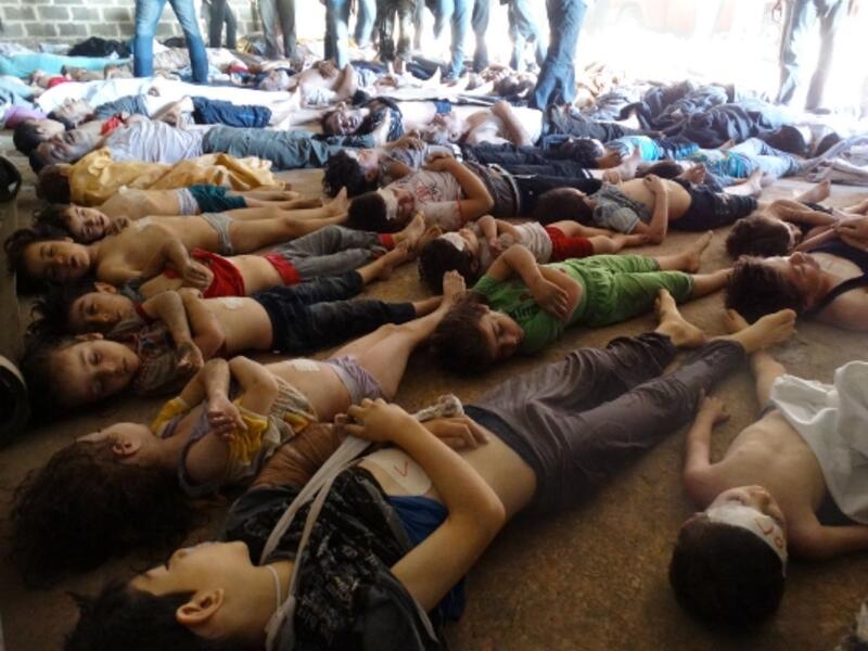 The UN report is "careful not to assign blame" for atrocities in Syria, but does seem to fully blame the government for the August chemical weapon attacks (File Archive/AFP)