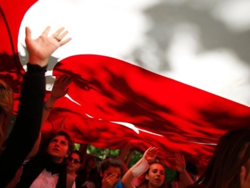 A 22-year-old man died from a gunshot wound following a protest in Turkey on Tuesday. 