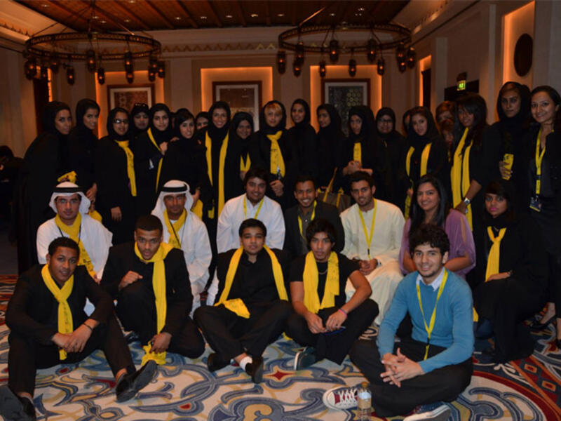 Some of the volunteers at the Dubai International Film Festival. (Image: Facebook)