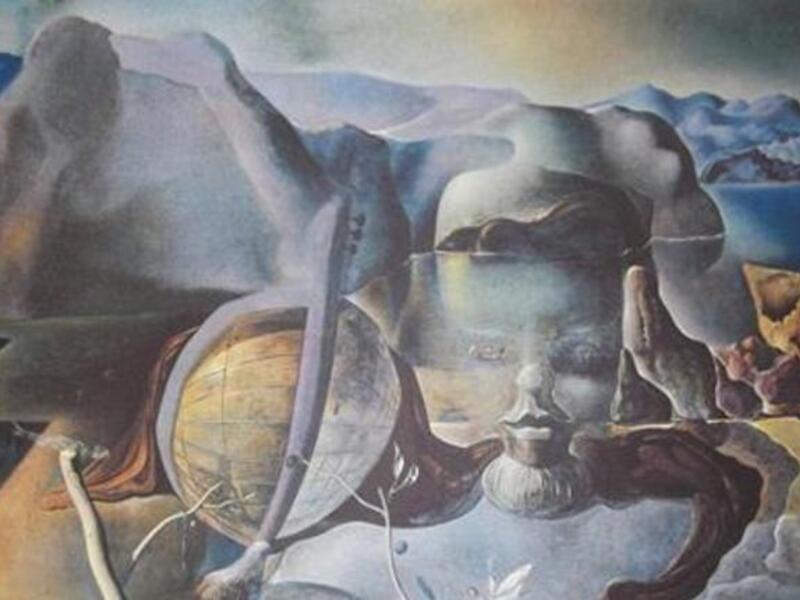 A lithography of Salvador Dali “Enigme sans Fin”