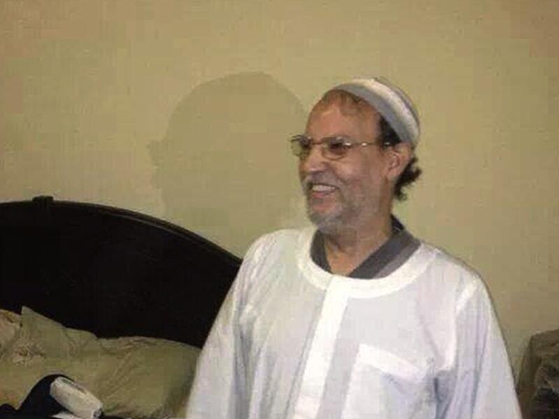 A picture released by the Egyptian interior ministry shows senior Muslim Brotherhood figure Essam al-Erian following his arrest at an apartment in east Cairo where he had been in hiding on October 30, 2013 in Cairo. (AFP)