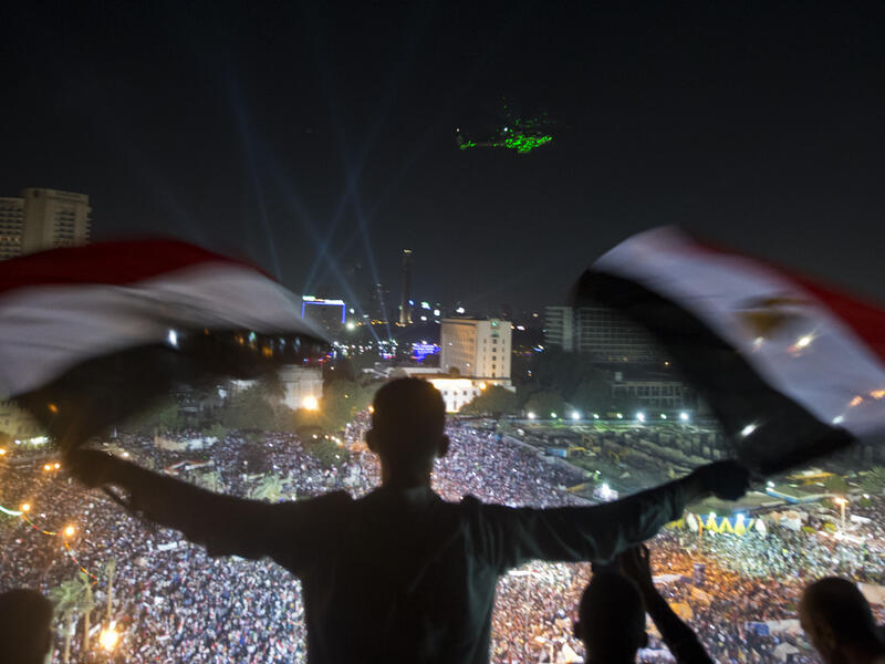 The Muslim Brotherhood-affiliated group, the National Alliance in Support of Legitimacy, has proposed a new initiative to resolve Egypt's political stalemate. (AFP/File) 