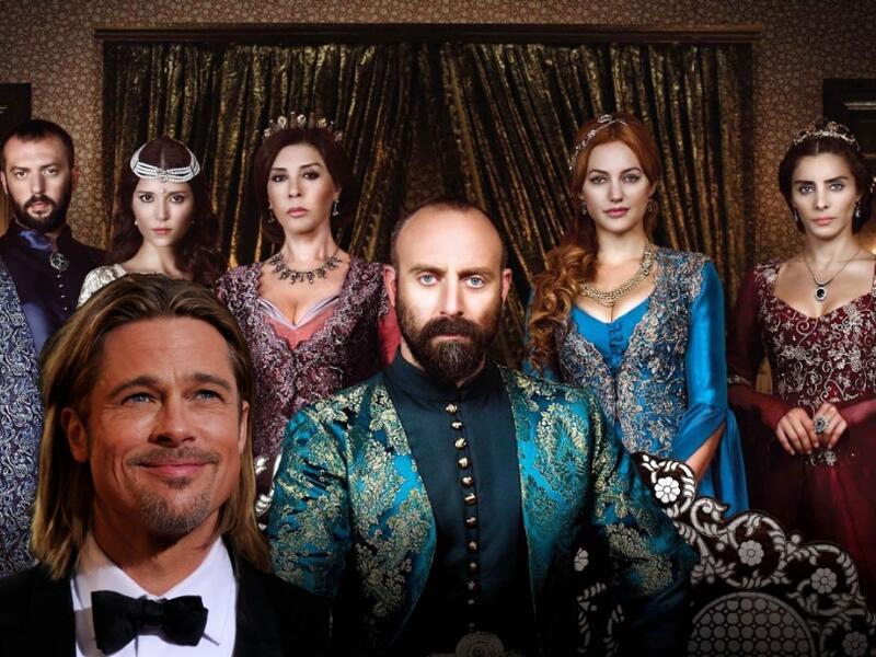 Brad Pitt graces the Turkish set of Sultan's Harem, Season 2 of the Turkish soap