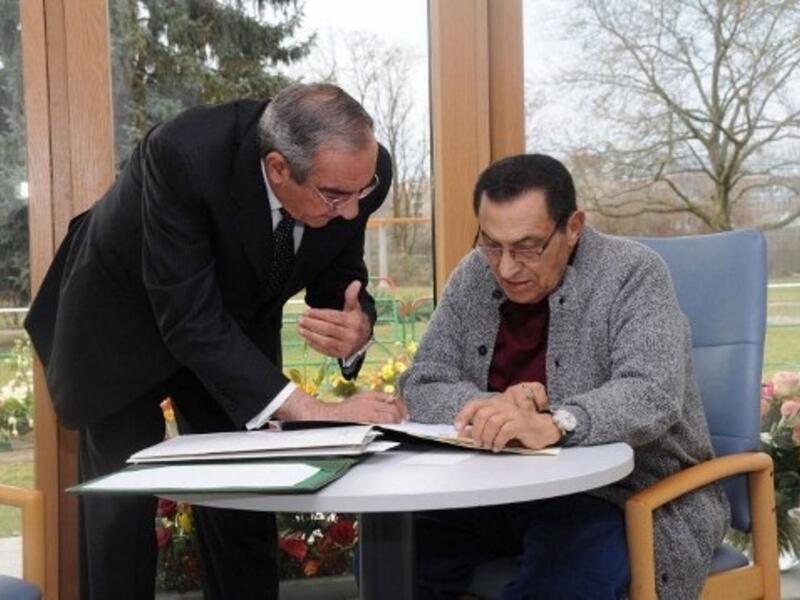 Signing some papers at home