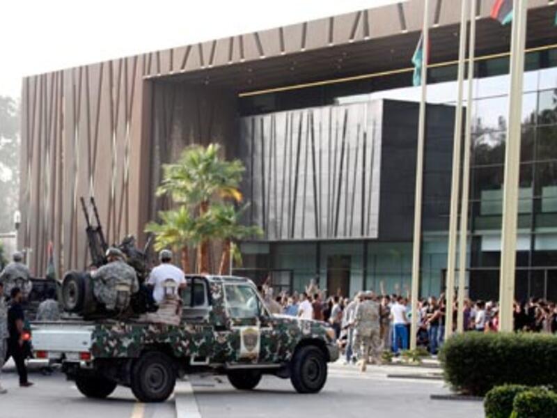 Libyan militias previously vandalized the government's parliament building in the capital earlier this year (File Archive/AFP)