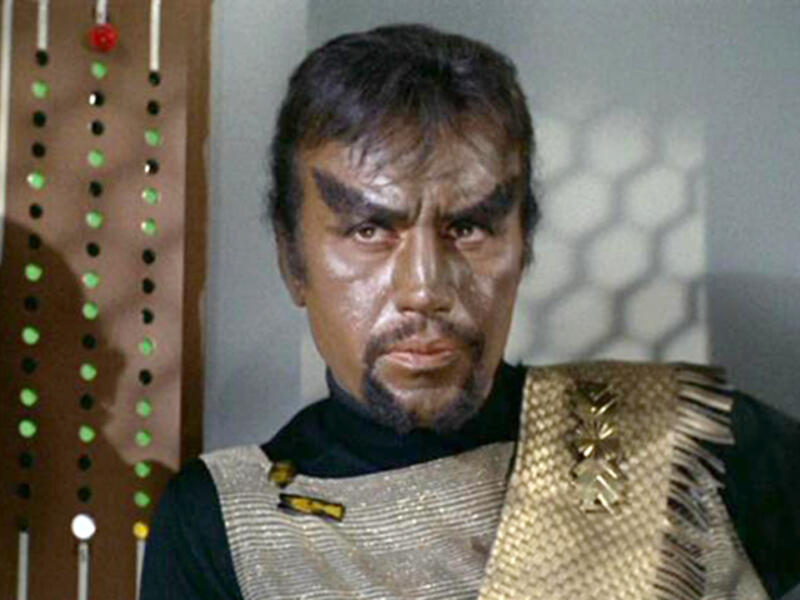 Michael Ansara as Star Trek's original Klingon. (Image: Startrek.com)