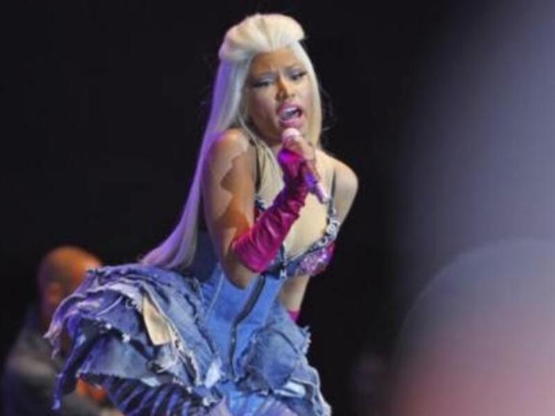 Nicky Minaj performs in Dubai.