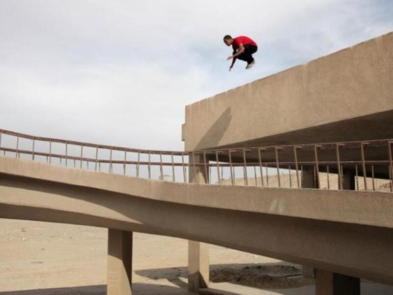 Parkour in Cairo by David Degner.