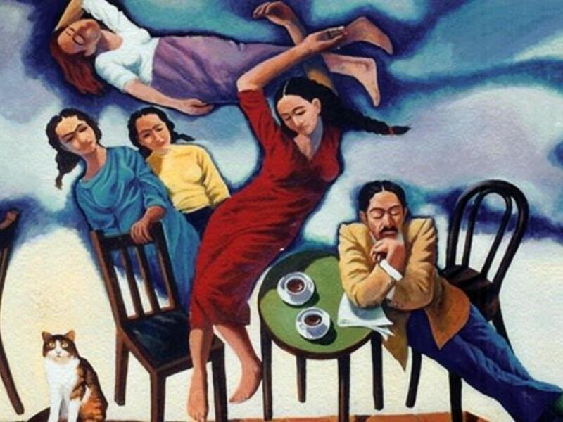 Painting by Sadiq Toma