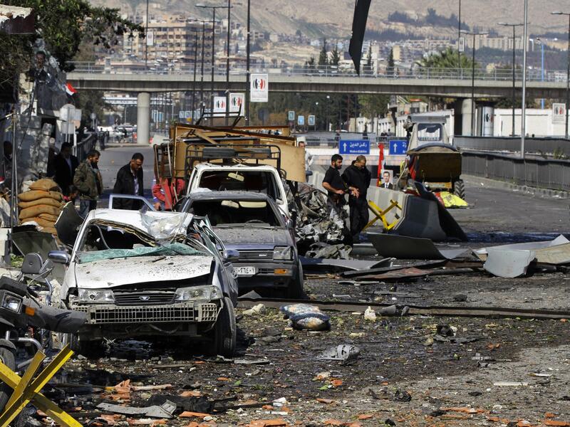 A Syrian car bomb rocks Assad's Damascus HQ