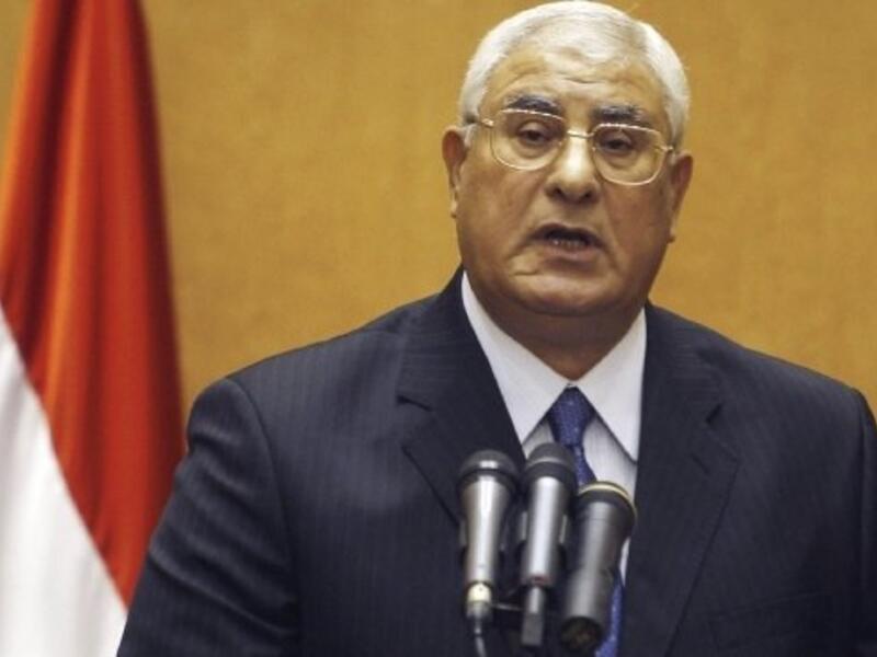 Egypt's interim president Adly Mansour issued a new protest law Sunday (File Archive/AFP)