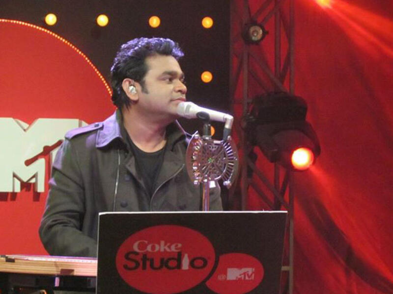 Grammy Award-winner AR Rahman at the Coke Studio@MTV event. (Image: Sound.com) 