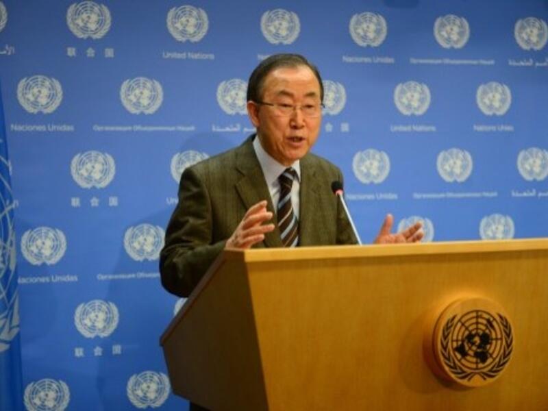 U.N. chief extended an invitation to Iran to attend Syrian peace talks in Montreaux this week (Emmanuel Dunand/AFP)
