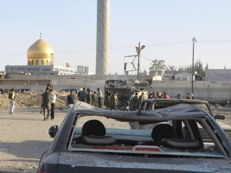 The Sayyida Zeinab shrine on the outskirts of Damascus. (SANA)