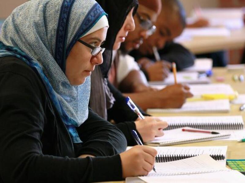 Education and transport workers took industrial action on Sunday over pay and reforms