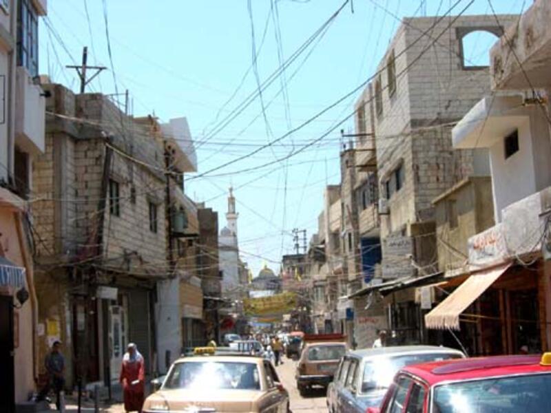 Five Palestinians were wounded, including a 14-year-old girl, from Tuesday's bomb explosion during the funeral procession of Fatah official Brig. Gen. Mahmoud Issa ( Courtesy of Stefan Christoff/Electronic Intifada)