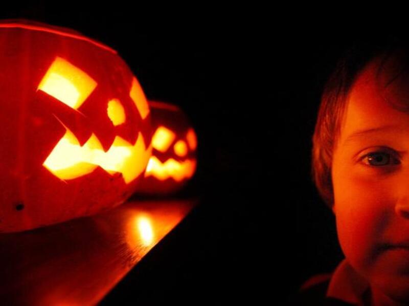 A halloween Jack-O-Lantern