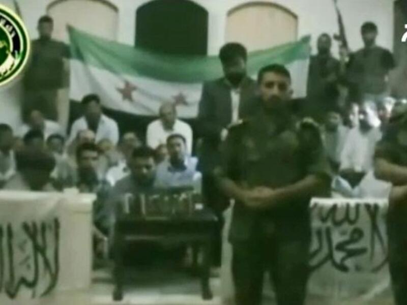 A still from the video released to Arabiya by the FSA.