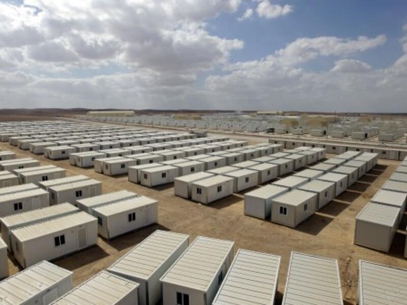  general view of the new Mrigeb al-Fuhud refugee camp, 20 kilometres east of the city of the Jordanian city of Zarqa, is seen as Jordan opened a second camp for Syrian refugees on Wednesday, after the United Nations said the number seeking shelter in the kingdom is expected to triple by the end of the year. (Photo: AFP / KHALIL MAZRAAWI)