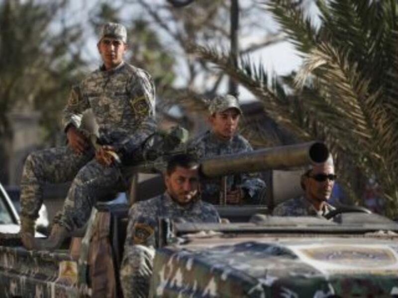 Militias, particularly those hailing from Misrata, have been ordered to leave the capital within 72 hours as of Monday (Gianluigi Guercia/AFP)