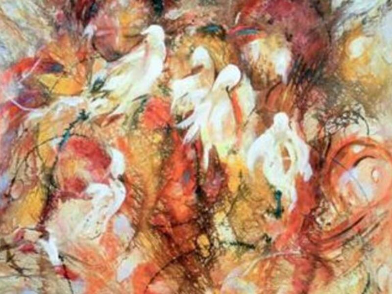 Jacqueline Ohanian's “Messengers of Peace.”
