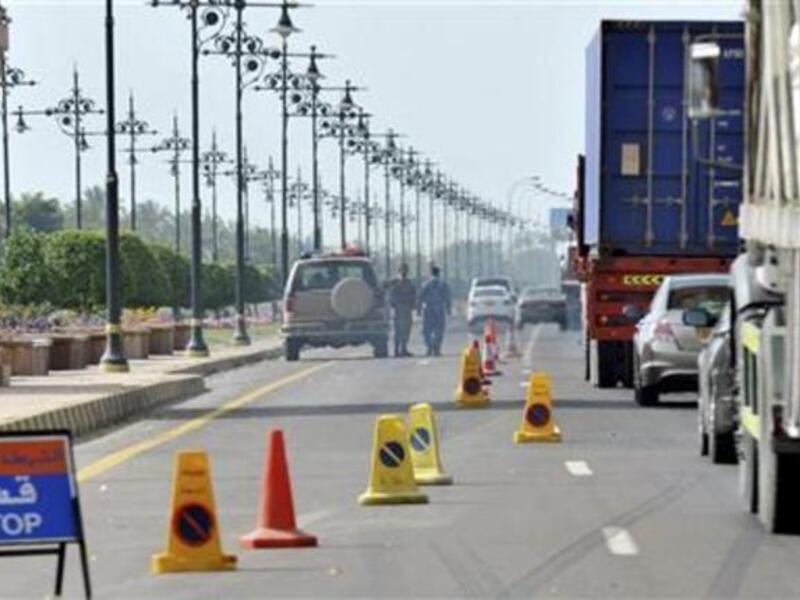 Omani police and customs caught the smugglers when inspecting trucks at a check point