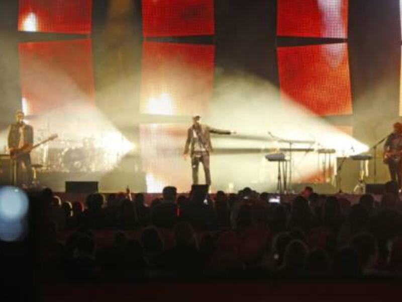 OneRepublic live in concert on Thursday at the Dubai Festival City as part of the ongoing Emirates Airline Dubai Jazz Festival. Clint Egbert/Gulf News