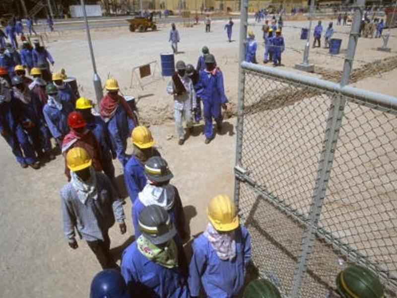 Saudi Arabia deported most of its construction sector workers under its Saudization policies (File Archive)