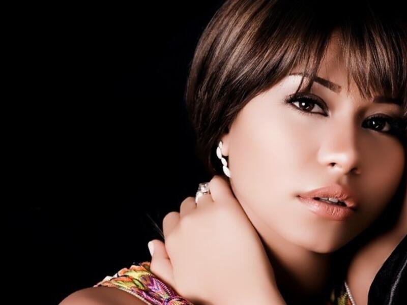 In the recent shoot, Sherine swapped her perfectly polished image for a sexed-up snap (Photo: Facebook)