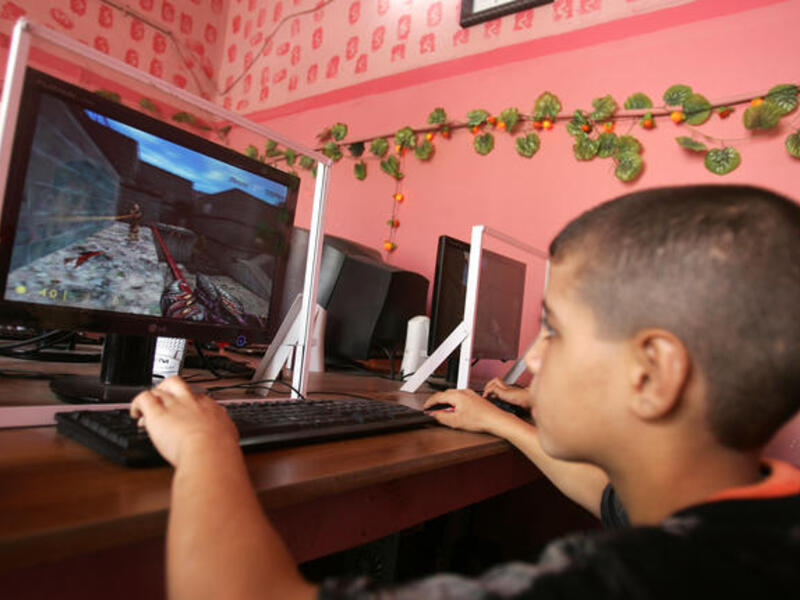 This young guy would be in gamers heaven if he visited Dubaii.