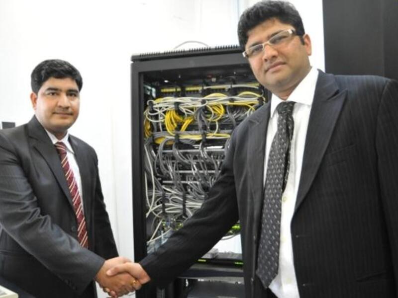 Bharat Singh Senwal, Assistant General Manager, HANCO and Shahnawaz Sheikh, SonicWALL MEA  Regional Sales Manager