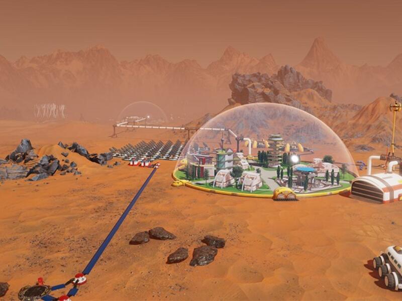 The UAE is building a Mars City in the desert near Dubai for visitors to get a taste of what life is going to be like on Mars. (Dubai Media Office)