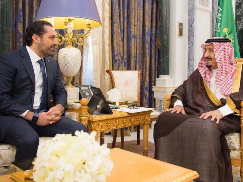 Hariri was appointed prime minister in late 2016, leading a 30-member government that included Hezbollah (Twitter/Saad Hariri)